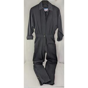 Vintage 80s Black Santa Cruz San Francisco LS Jumpsuit Romper SM | 240920